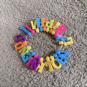 Rainbow Learning Abc’s Braclet